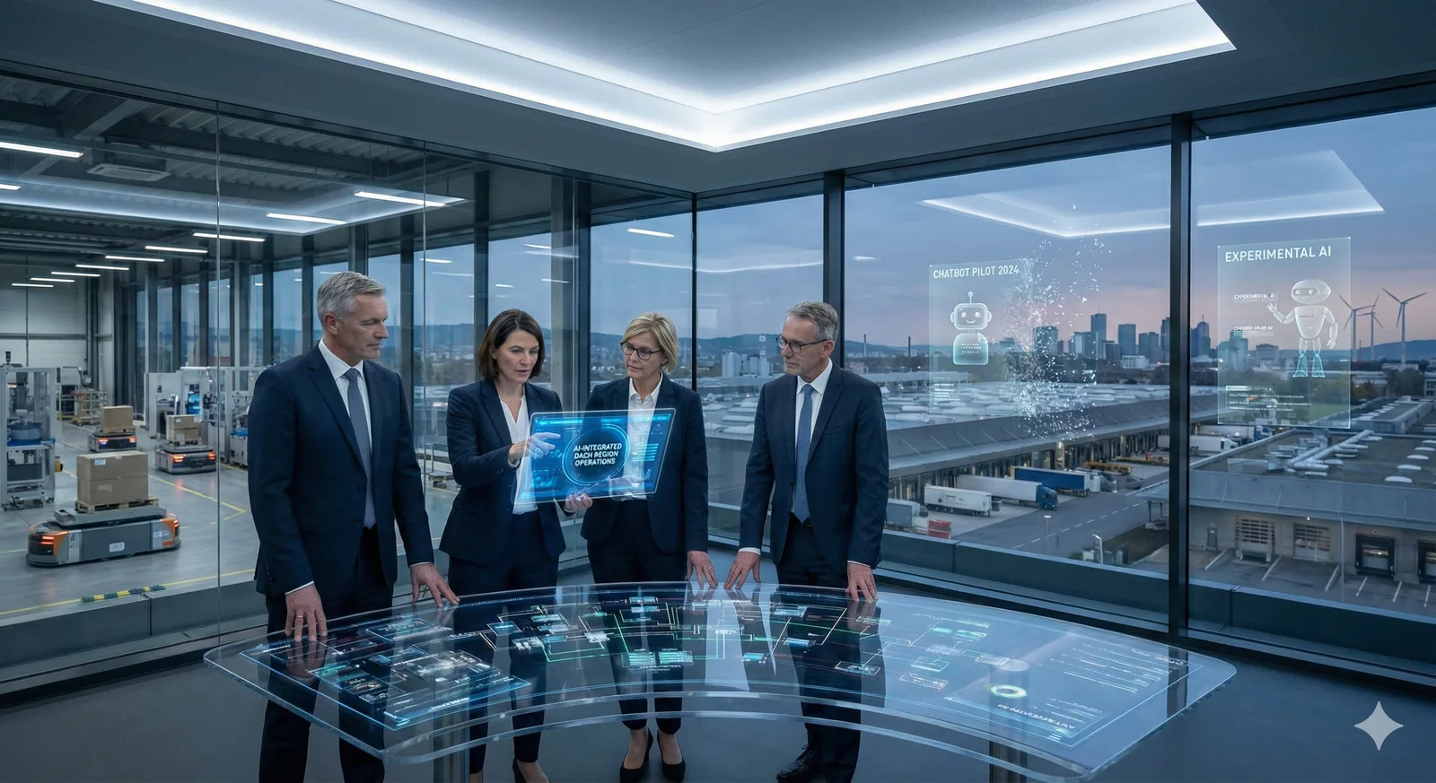Schematische Integration von KI mit externen Wissensquellen — das Modell tritt nicht alleine an